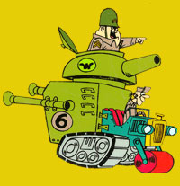 Carro Tanque - Corrida Maluca  - AnimeComics