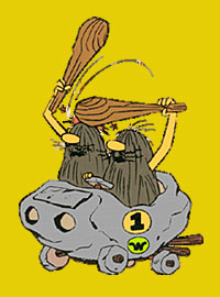 Irmãos Rocha - Corrida Maluca The Slag Brothers - AnimeComics