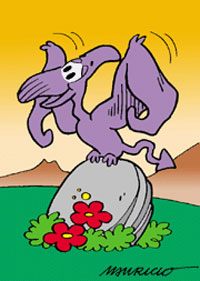 Pterodáctilo Alfredo - Turma do Horácio  - AnimeComics