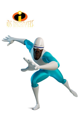Gelado - Os Incríveis Frozone - AnimeComics
