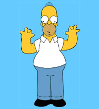 Homer Simpson - Os Simpsons  - AnimeComics
