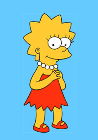 Lisa Simpson - Os Simpsons  - AnimeComics