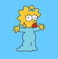 Maggie Simpson - Os Simpsons  - AnimeComics