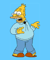 Vovô Simpson - Os Simpsons  - AnimeComics