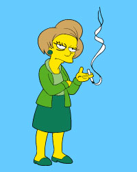 Edna Krabappel - Os Simpsons  - AnimeComics